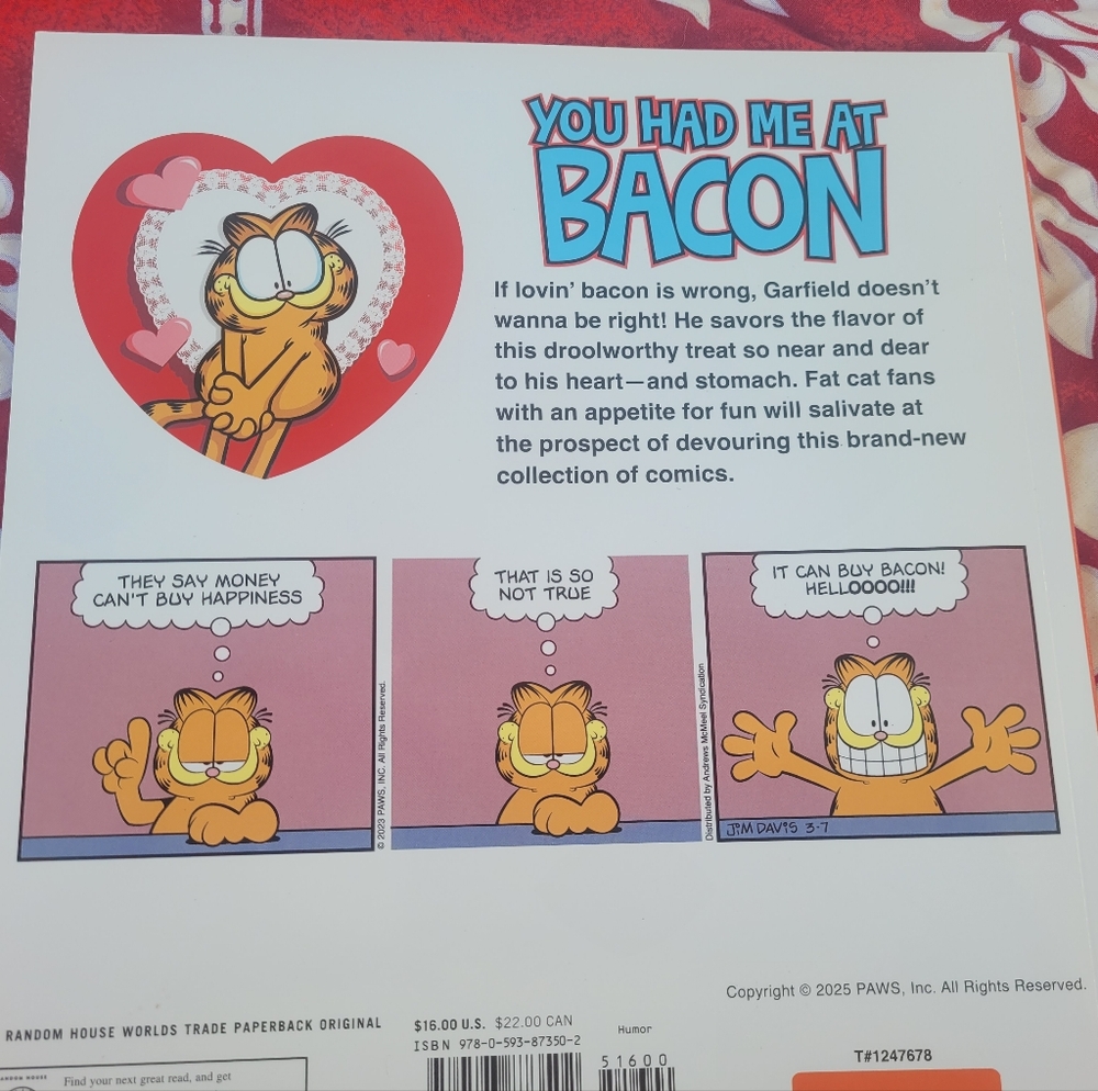 Garfield 'Bacon Me Drool' Coffee Table Book - Multicolor - Picture 5 of 11
